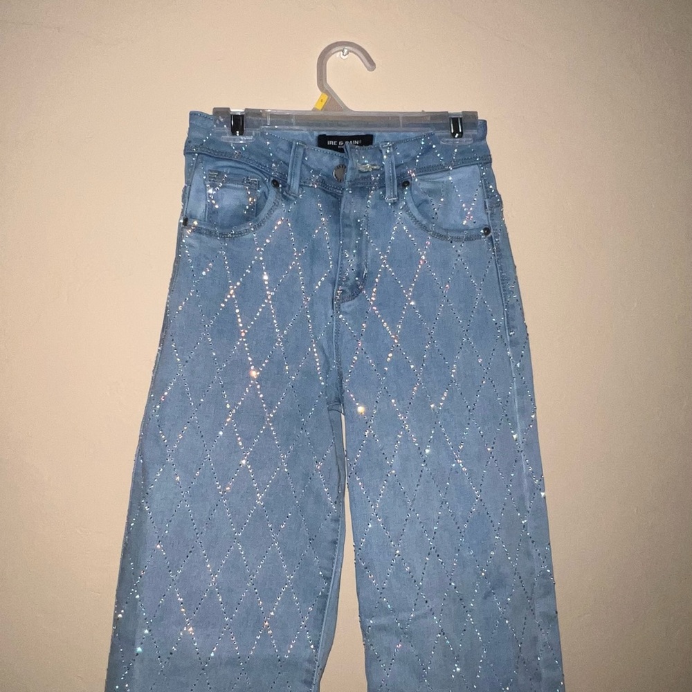 Blue Sparkle Women Jeans